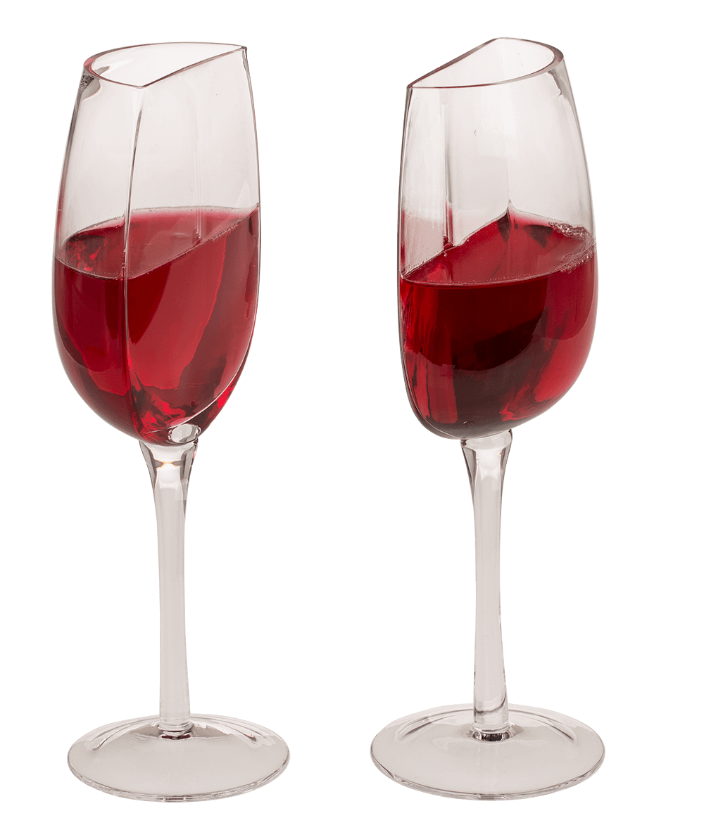 Half a Wine Glass, approx. 21 x 8 cm,