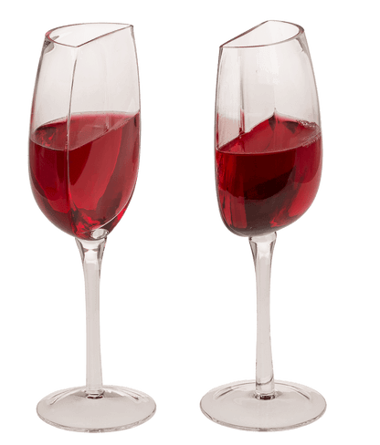 Half a Wine Glass, approx. 21 x 8 cm,