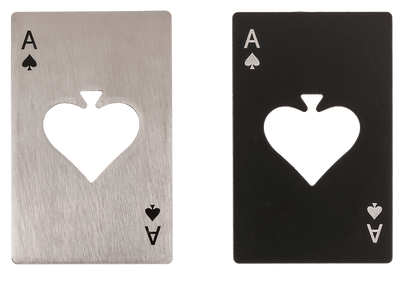 Metal bottle opener, Poker,