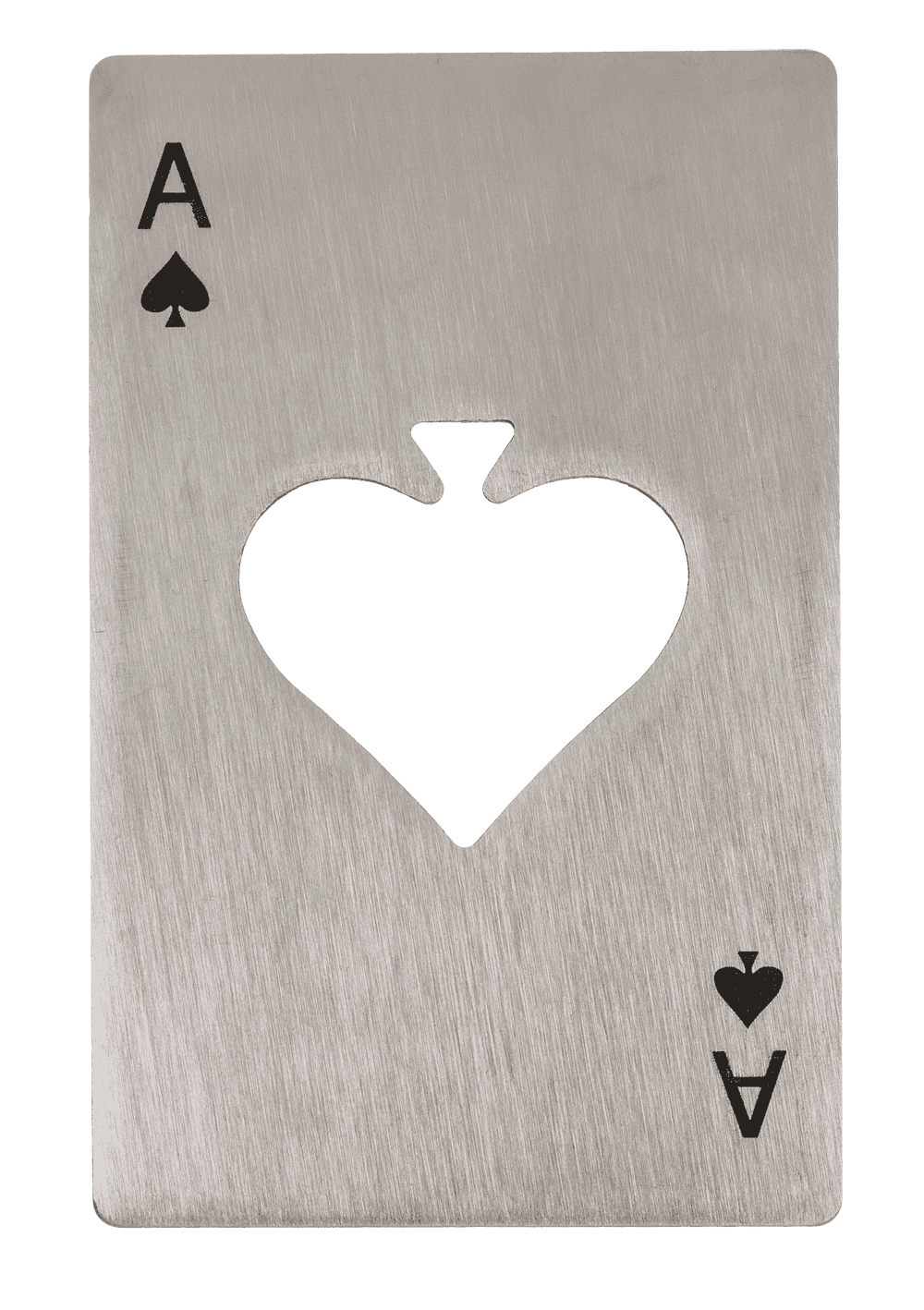 Metal bottle opener, Poker,