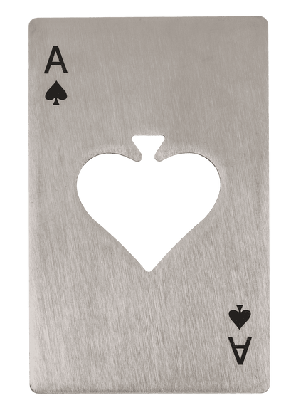 Metal bottle opener, Poker,