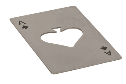 Metal bottle opener, Poker,