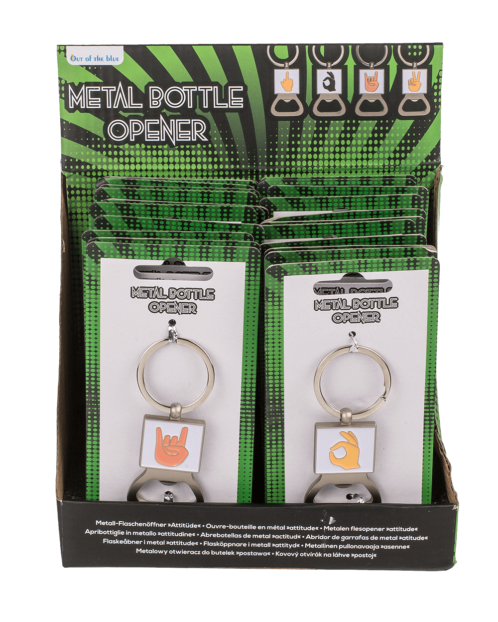 Metal bottle opener, Attitude,