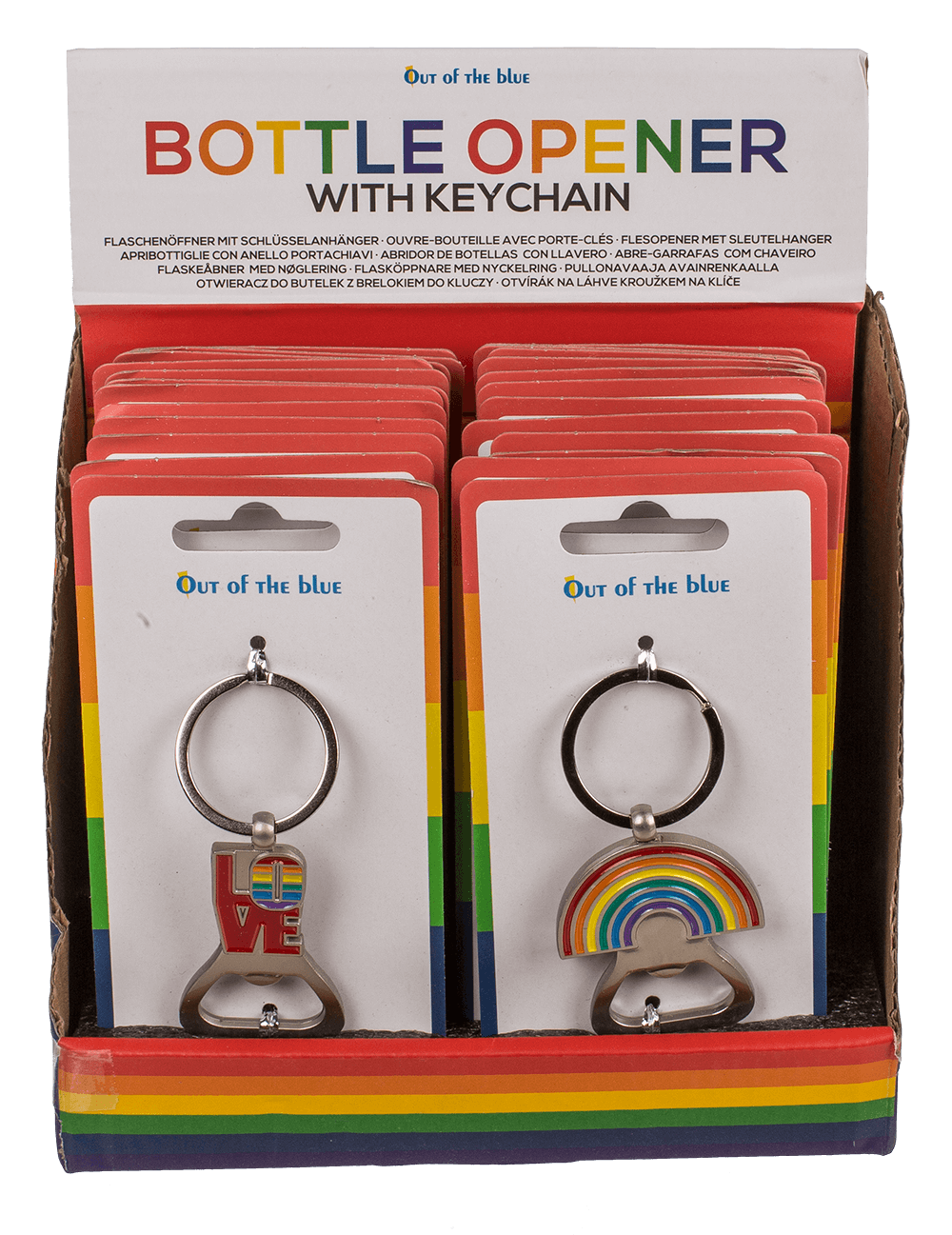 Metal bottle opener, Pride,