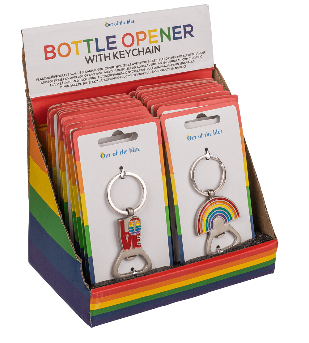 Metal bottle opener, Pride,