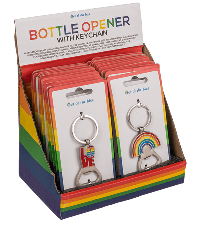 Metal bottle opener, Pride,