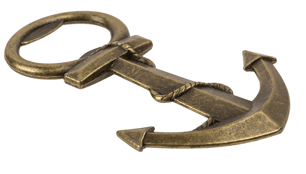 Metal bottle opener, Anchor,