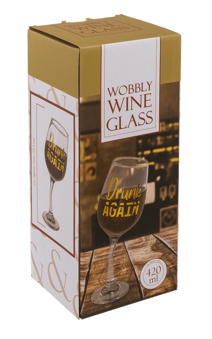 Wobbly wine glass II, for ca. 420 ml.