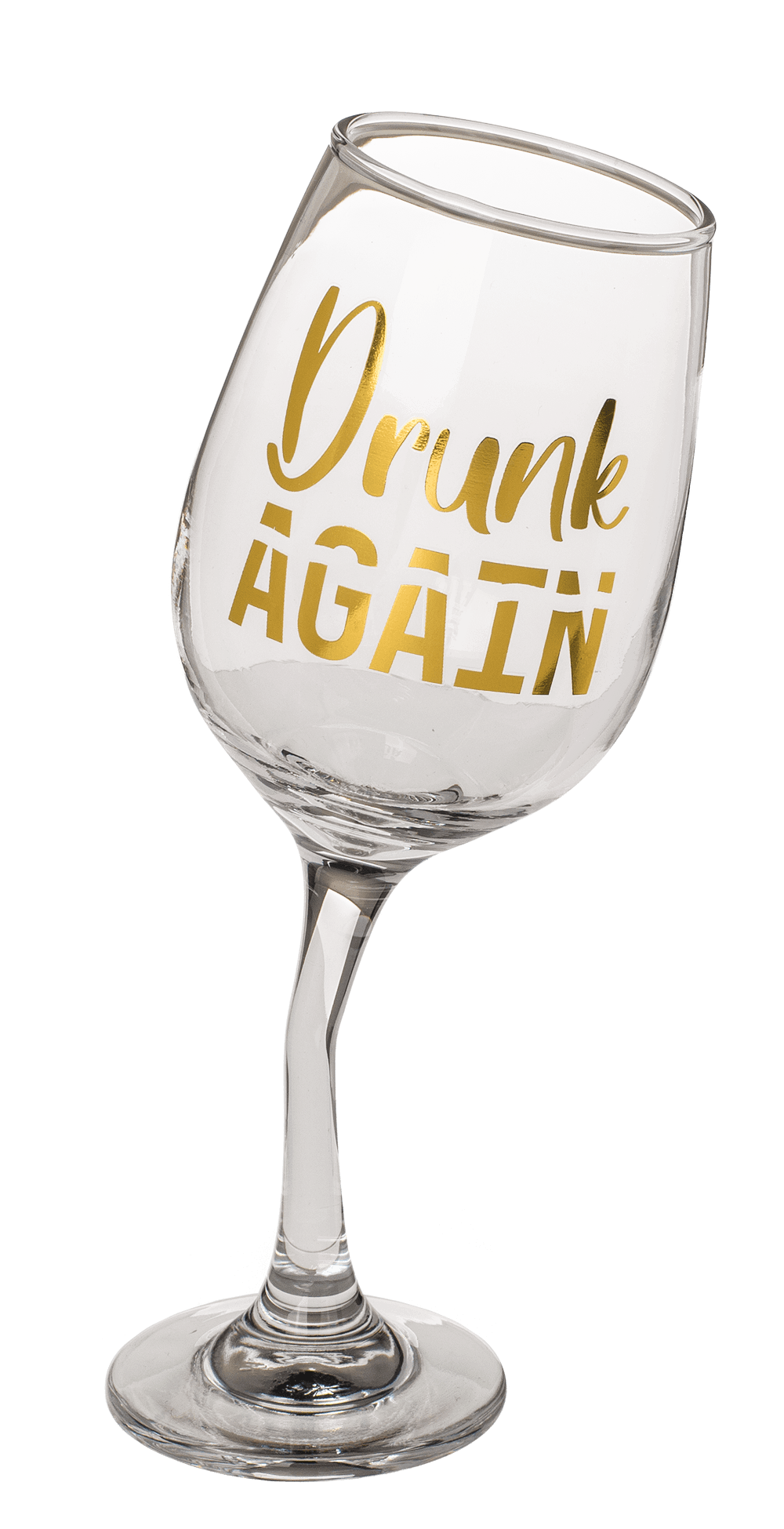 Wobbly wine glass II, for ca. 420 ml.