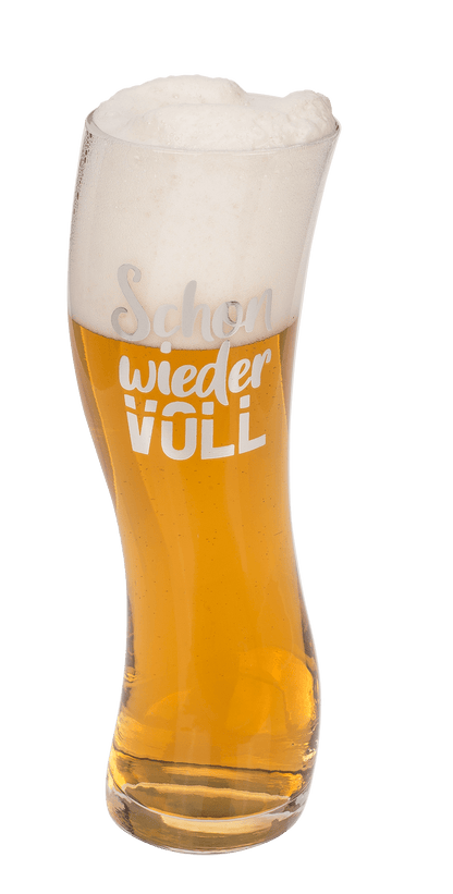 Wobbly beer glass, Schon wieder voll,