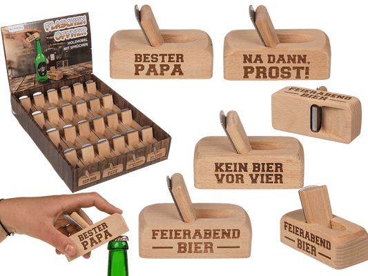 Metal bottle opener with wooden handle, Slicer,