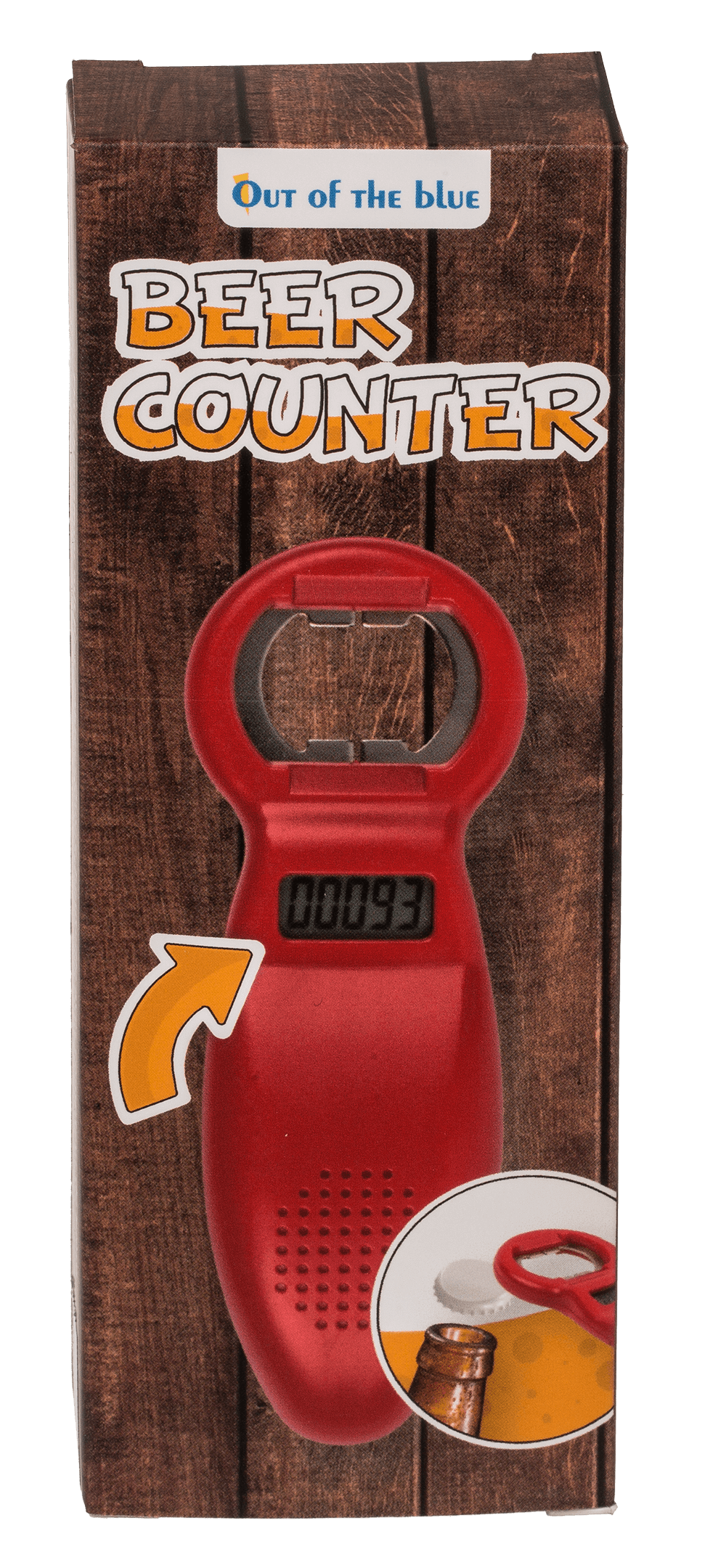 Bottle opener, with beer counter,