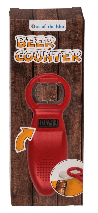 Bottle opener, with beer counter,