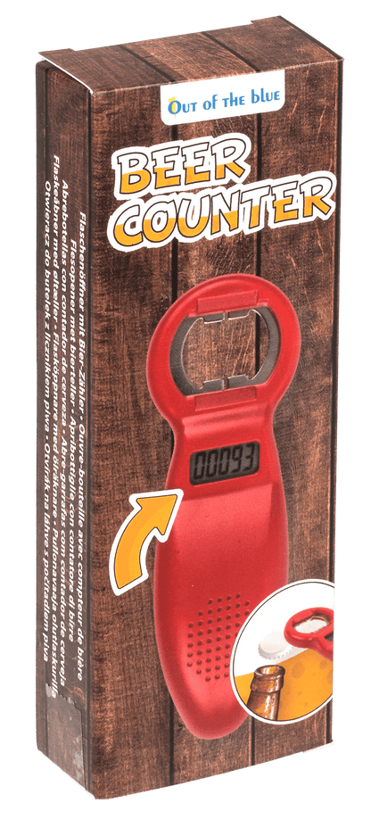Bottle opener, with beer counter,