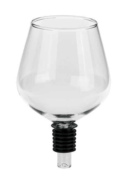 Glass bottle cap with silicone seal, Wine Glass,