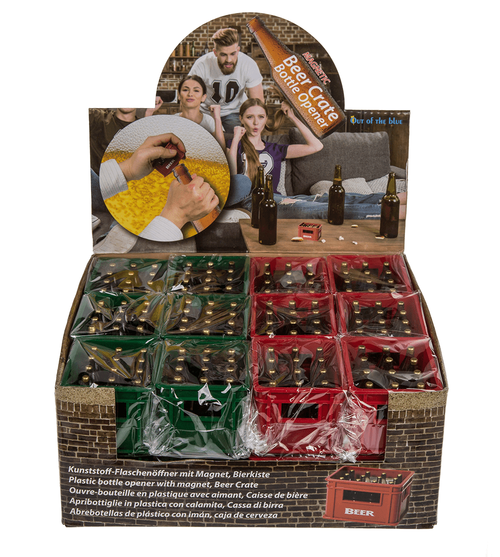 Bottle opener with magnet, Beer Crate,