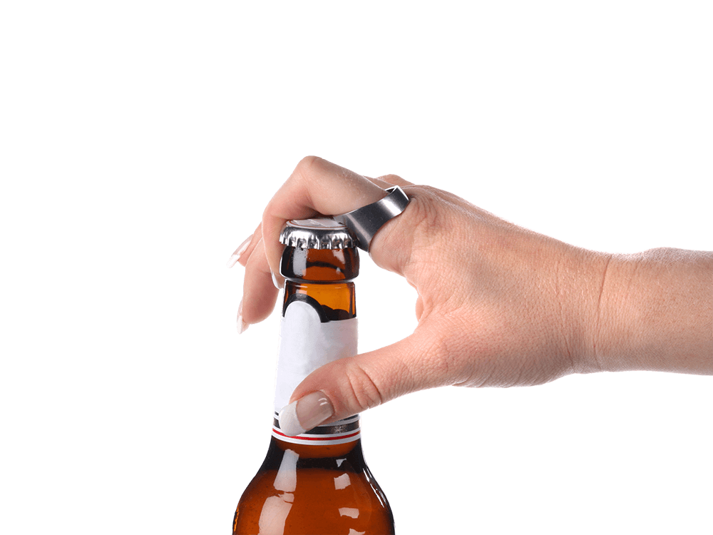 Bottle opener, Ring,