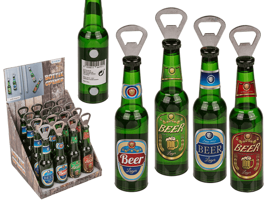 Metal bottle opener with magnet, Beer bottle,