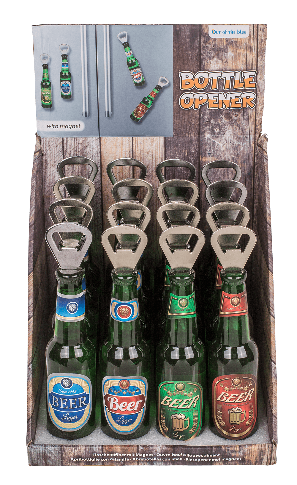 Metal bottle opener with magnet, Beer bottle,