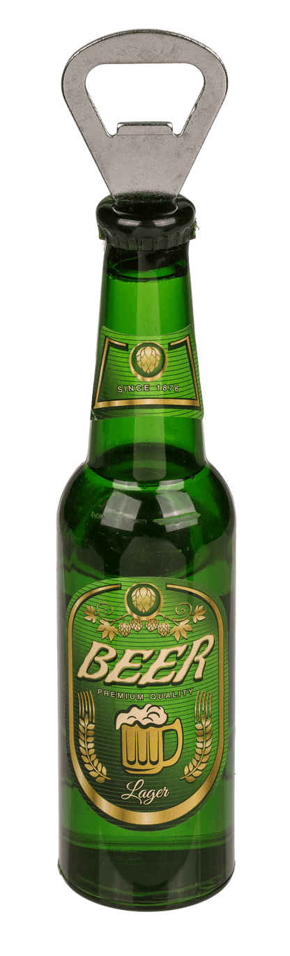 Metal bottle opener with magnet, Beer bottle,