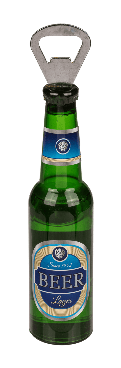 Metal bottle opener with magnet, Beer bottle,