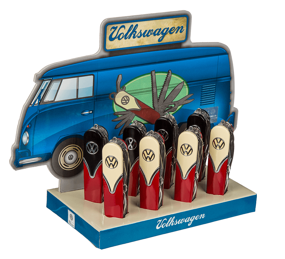 Metal pocket knife, VW Style,