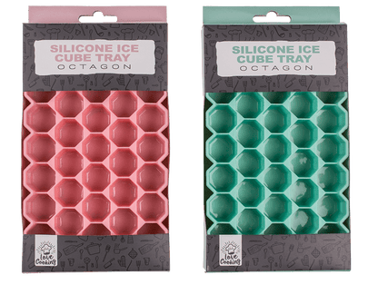 Silicone ice cube tray, Octagon,