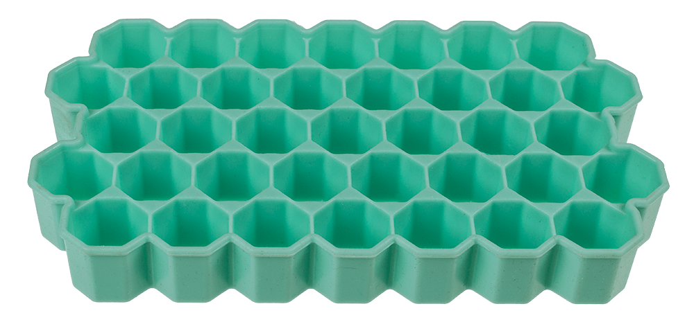 Silicone ice cube tray, Octagon,