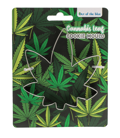 Metal cookie mould, Cannabis,