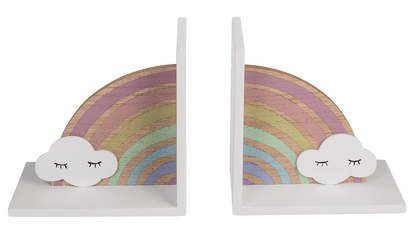 Bookends, Rainbow with cloud,