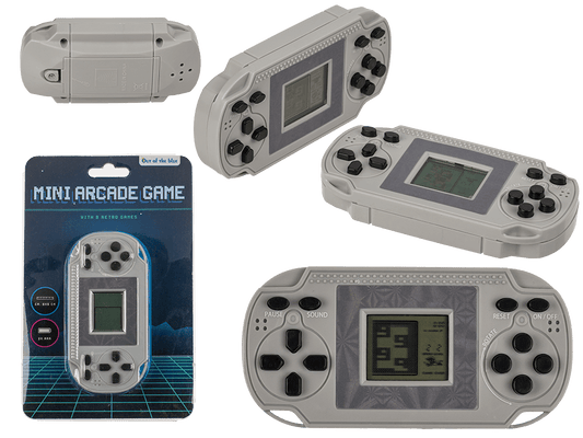 Mini arcade game, Retro, with 8 games