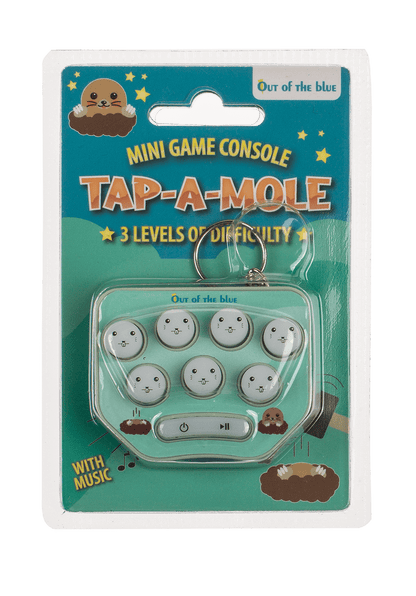 Mini game console with keychain,