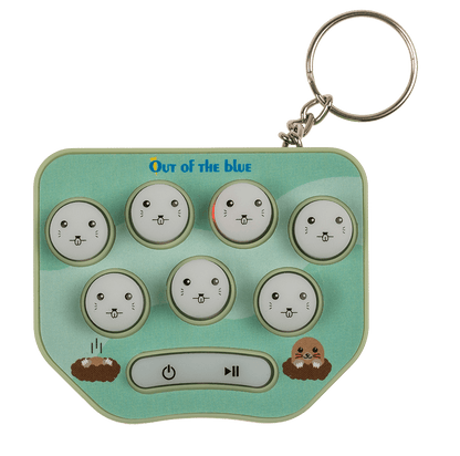 Mini game console with keychain,