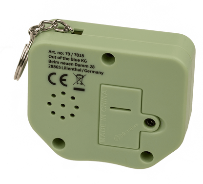 Mini game console with keychain,