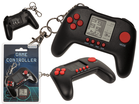 Mini game console with keychain,