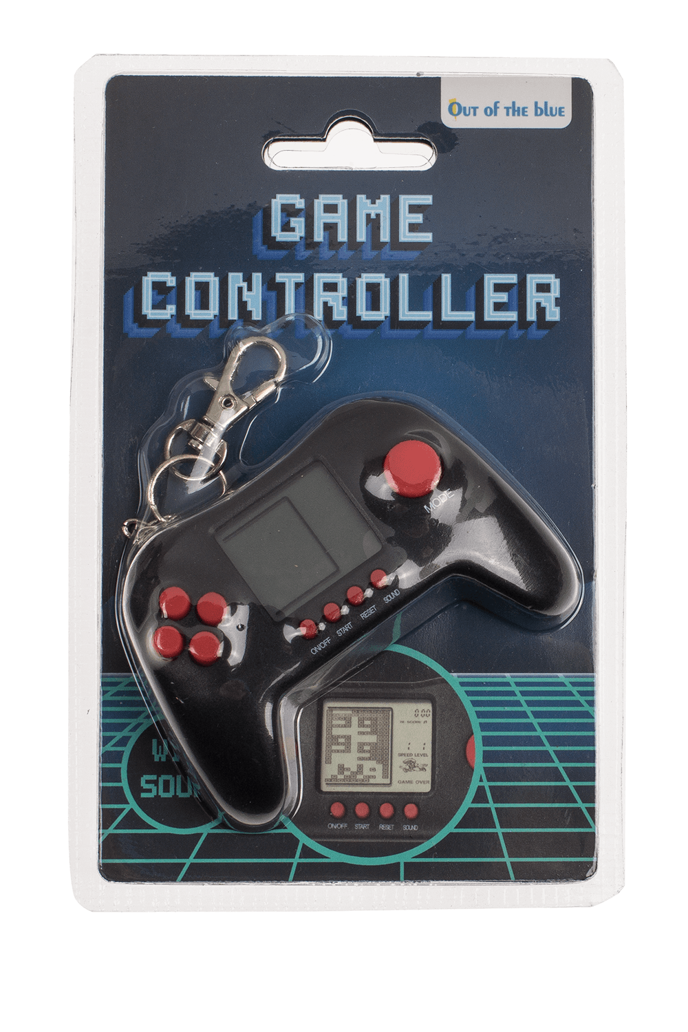 Mini game console with keychain,