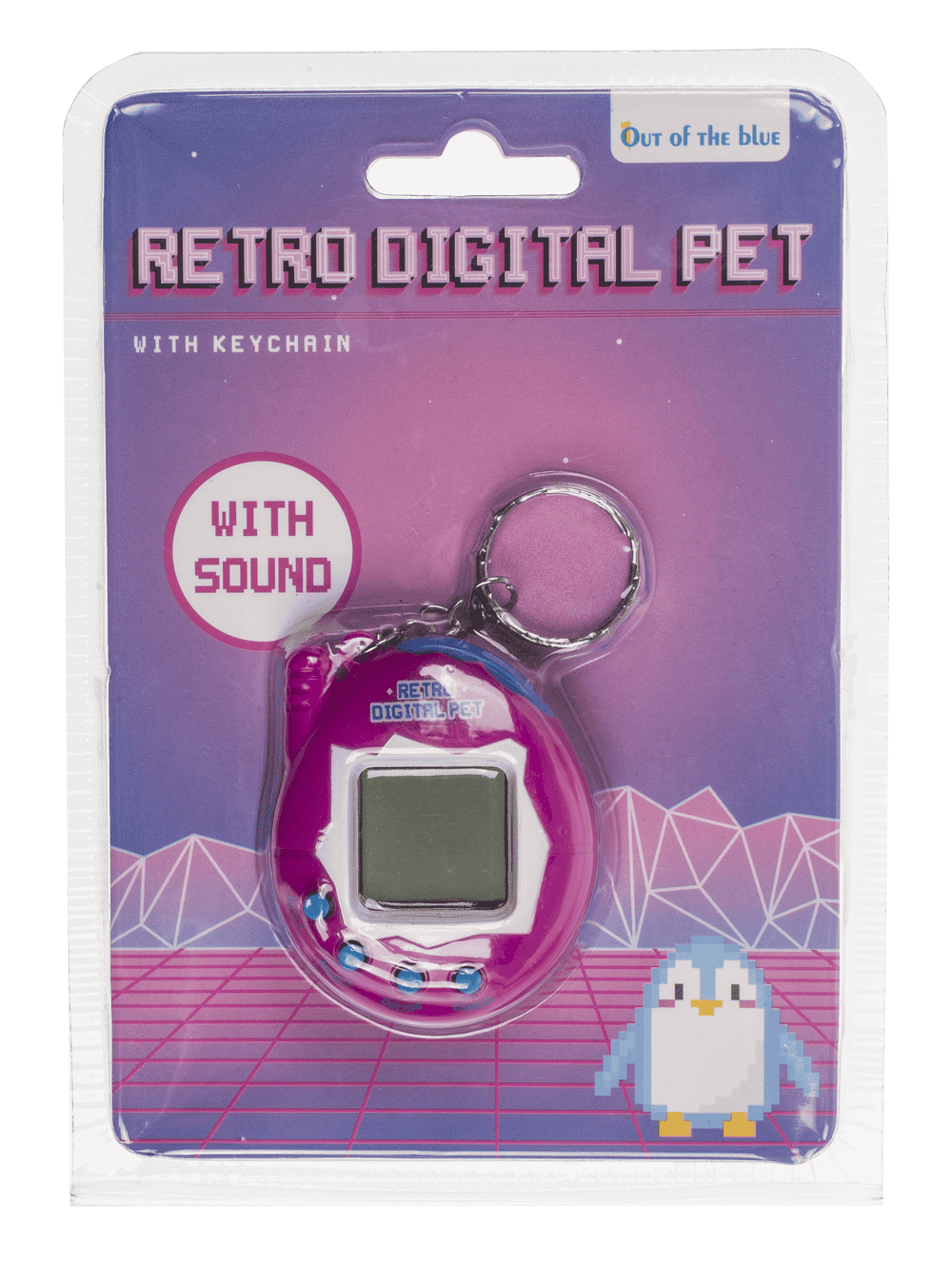 Mini game console with keychain,