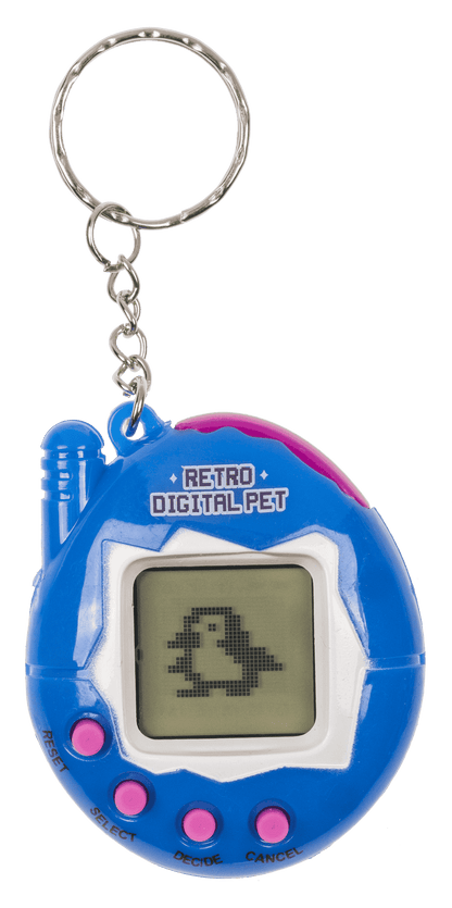 Mini game console with keychain,