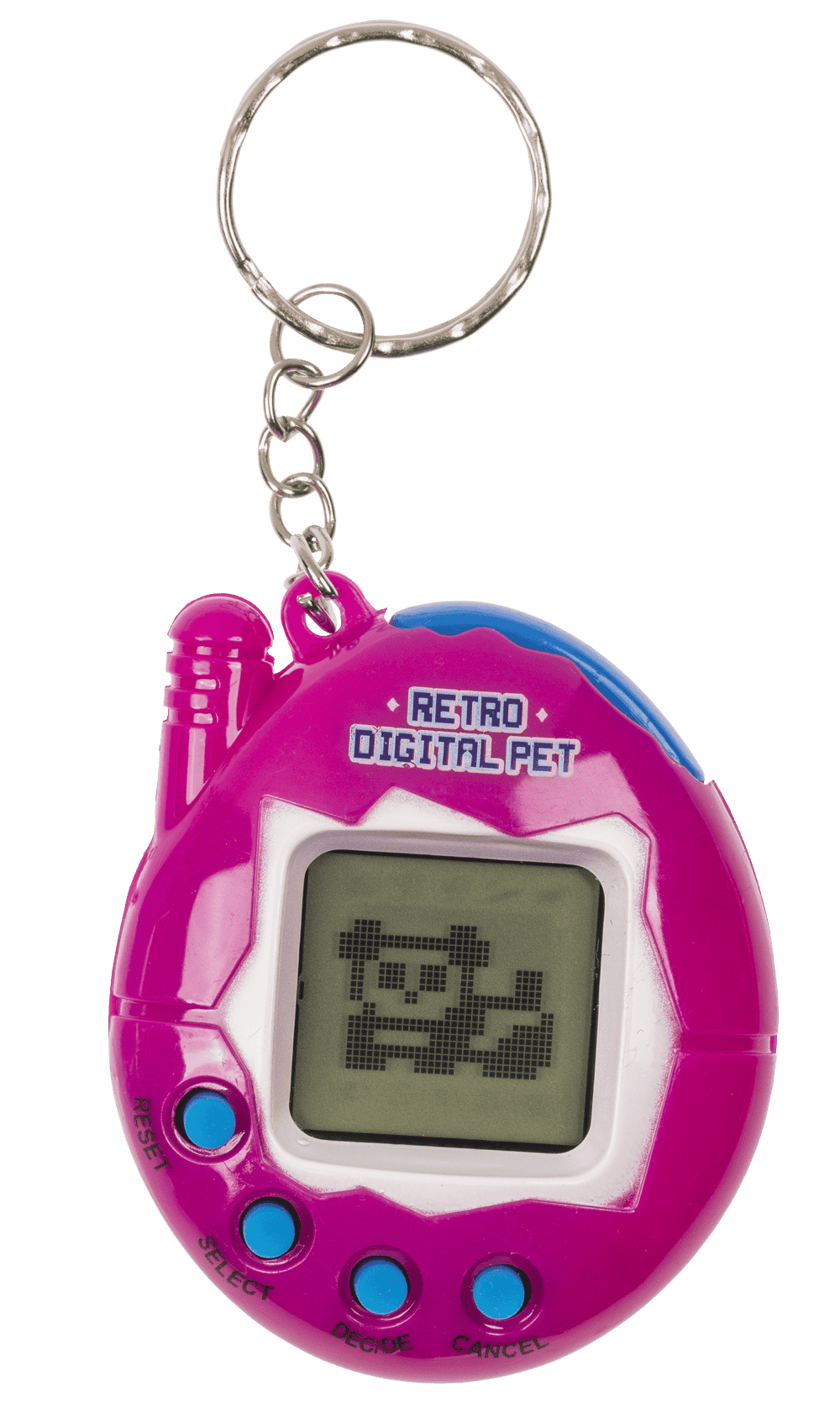 Mini game console with keychain,