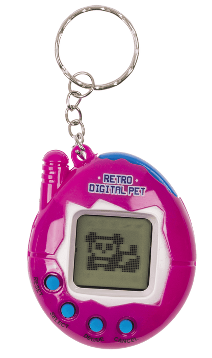 Mini game console with keychain,