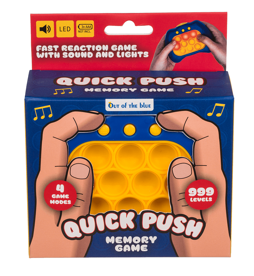 Quick Push Game Console with sound and LED lights,