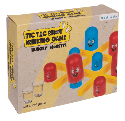 Drinking Game, Tic Tac Toe, Hungry Monster,
