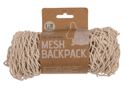 Natural coloured rope-backpack, ca. 34 x 42 cm,