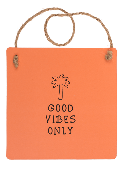 Cardboard wall sign, Pastel, ca. 18 x 18 cm,