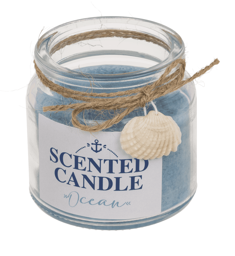 Scented candle in glass, Ocean,