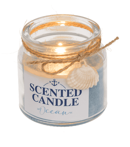 Scented candle in glass, Ocean,