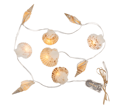 Light chain garland, shells,