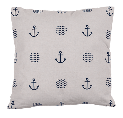White decoration cushion, Modern Maritime,