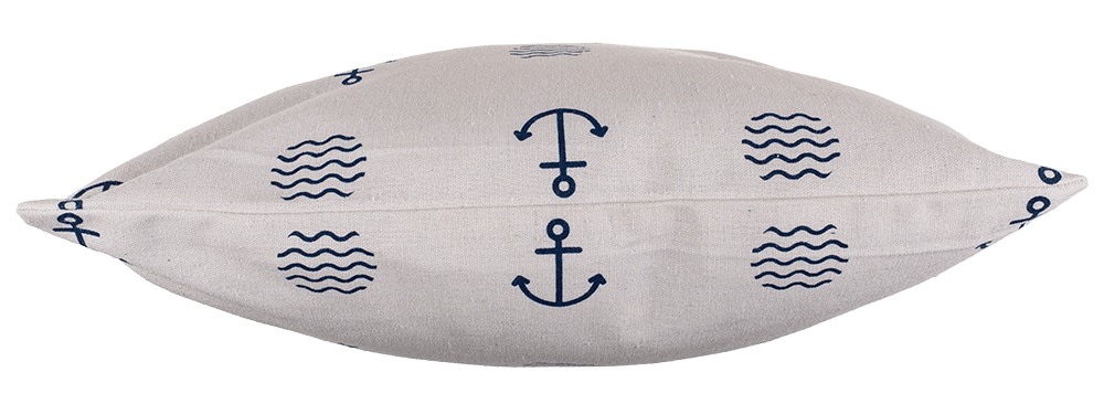 White decoration cushion, Modern Maritime,