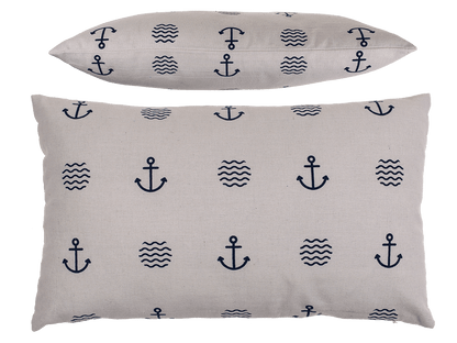 White decoration cushion, Modern Maritime,